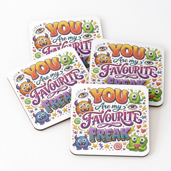 Item preview, You Are My Favourite Freak Funny Monster Art designed and sold by IvoryArtDesign.