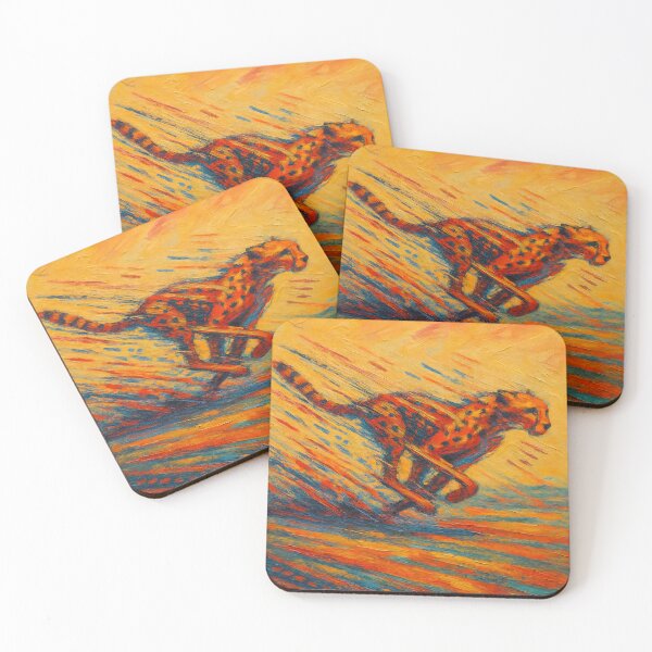 Item preview, Blazing Velocity Cheetah Abstract Motion Art designed and sold by WildlifeInc.