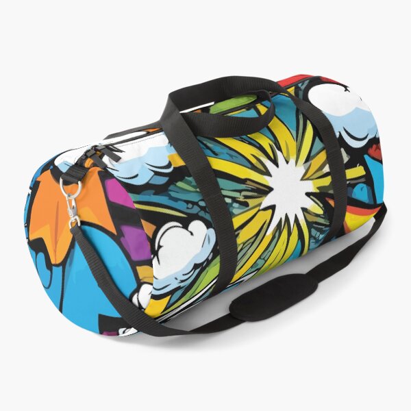 Item preview, Retro Comic Book Action Pattern designed and sold by BrownHorse90s.