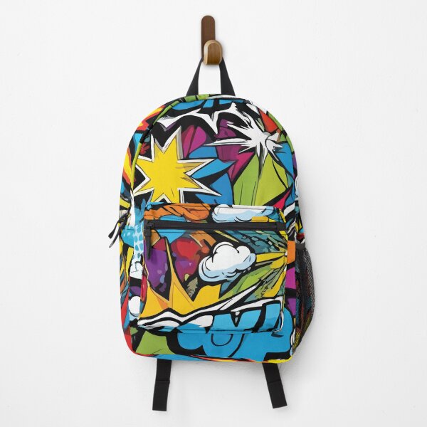 Item preview, Retro Comic Book Action Pattern designed and sold by BrownHorse90s.