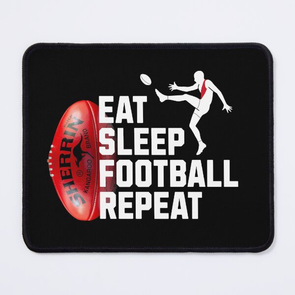 Item preview, eat sleep football repeat  designed and sold by Maria Pit.