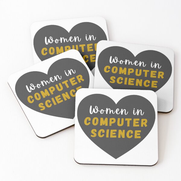 Item preview, Women in Computer Science Heart - Black designed and sold by MajorsMerch.