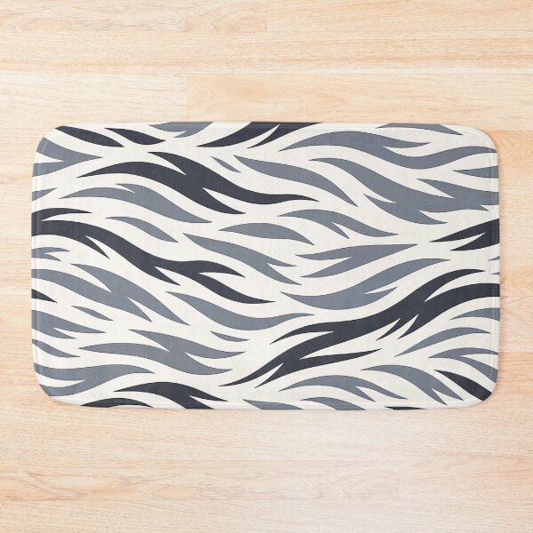 Item preview, White Tiger Bold Monochrome Stripe Pattern designed and sold by WildlifeInc.
