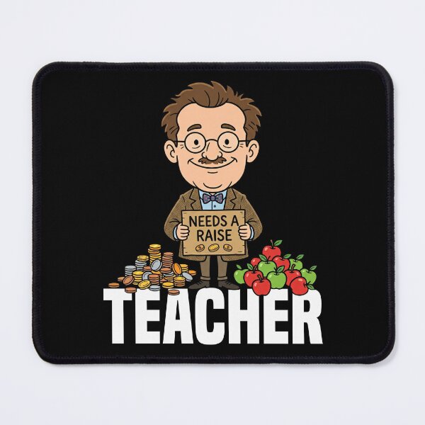 Item preview, TEACHER - NEEDS A RAISE designed and sold by KEF Custom.