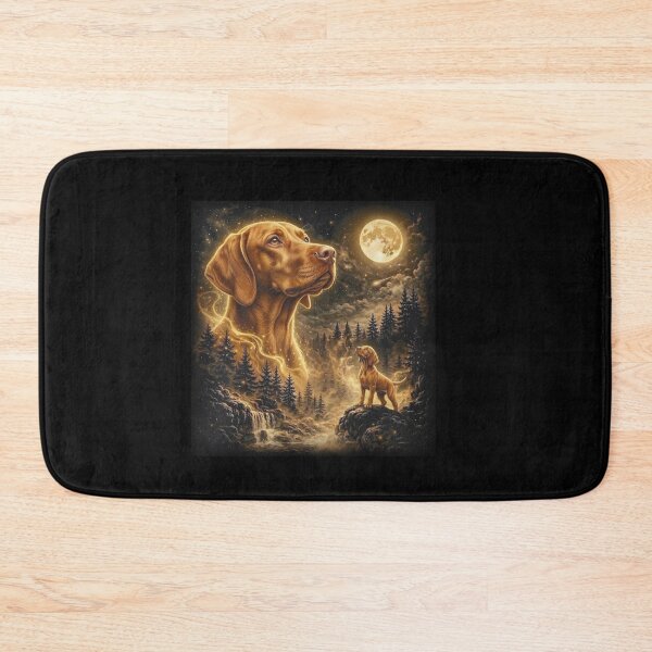 Item preview, Vizsla Howling to The Moon Vintage , Funny Wolf Parody, Vizsla Mom Gift designed and sold by BachulAlam.