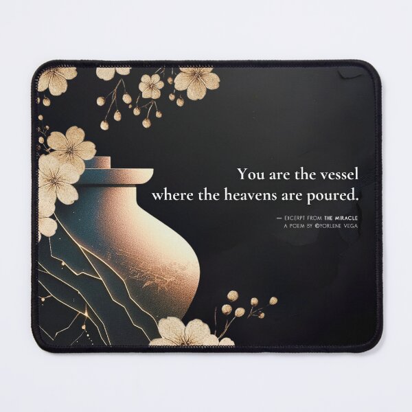 Item preview, "The Miracle" Poem - Timeless Muse Original Kintsugi Poetry Art designed and sold by Timeless Muse.