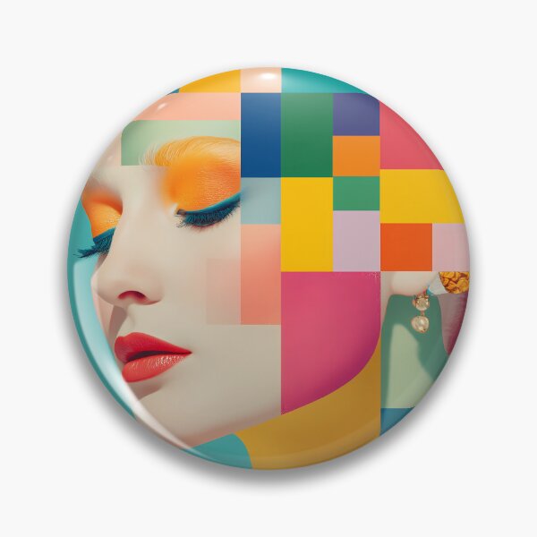 Item preview, Colorful Portrait Montage Art designed and sold by Mindrender.