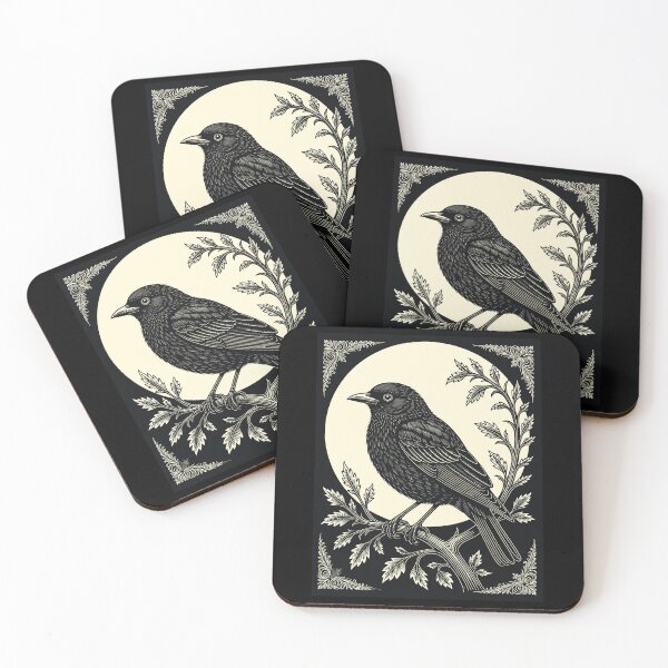 Item preview, Raven of the Moonlit Crest designed and sold by taiche.