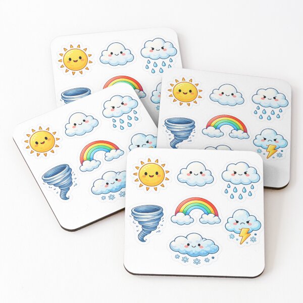Item preview, Weather emojis  designed and sold by around.the.globe.wx.cats.