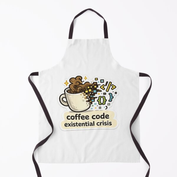 Item preview, Coffee Code Existential Crisis designed and sold by Anantha's Studio.