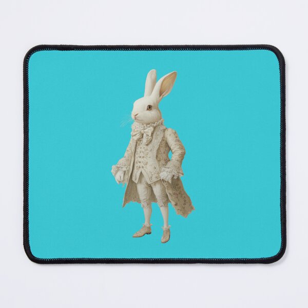 Item preview, White Rabbit in Rococo Frock Coat Portrait designed and sold by Mauswohn.
