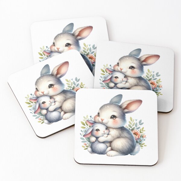 Item preview,  Treść wiadomości Gemini Adorable Mother Rabbit designed and sold by KrisGraphic45.