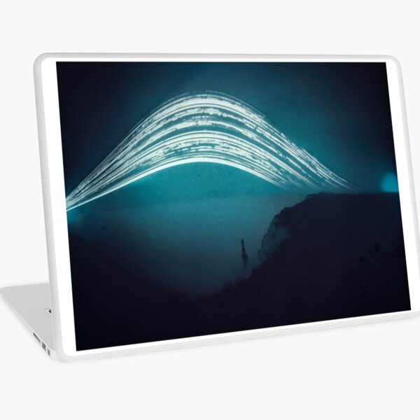 3 month exposure at Beachy head lighthouse UK Laptop Skin