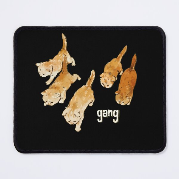 Item preview, Cute Ginger Kitten Gang Funny Cat Squad Watercolor Art designed and sold by haitrieuic96.