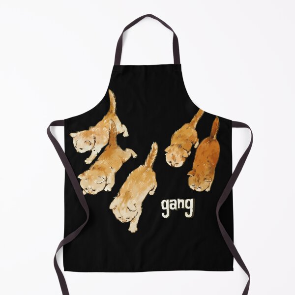 Item preview, Cute Ginger Kitten Gang Funny Cat Squad Watercolor Art designed and sold by haitrieuic96.
