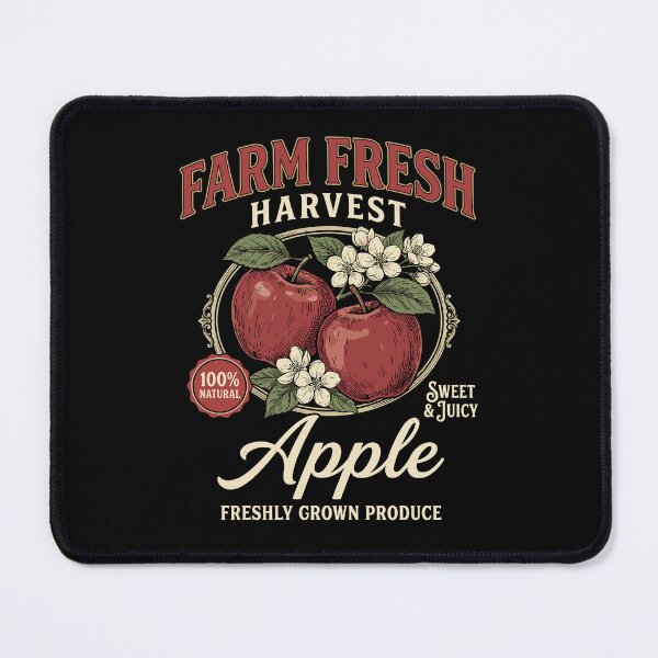 Item preview, Farm Fresh Organic Apple Farmers Orchard Market Homegrown designed and sold by Dressed For Duty.