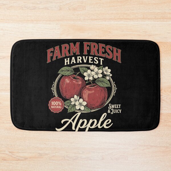 Item preview, Farm Fresh Organic Apple Farmers Orchard Market Homegrown designed and sold by Dressed For  Duty.