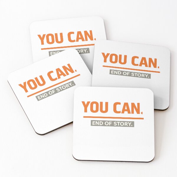 Item preview, You Can End Of Story Minimal Motivational | Bold Typography Quote  designed and sold by maneprint.