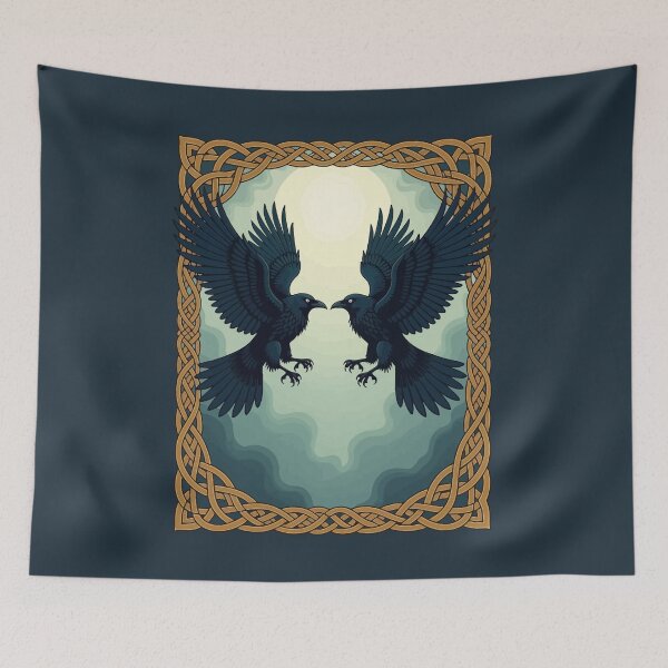 Item preview, Twin Ravens Pact Beneath the Moon designed and sold by taiche.