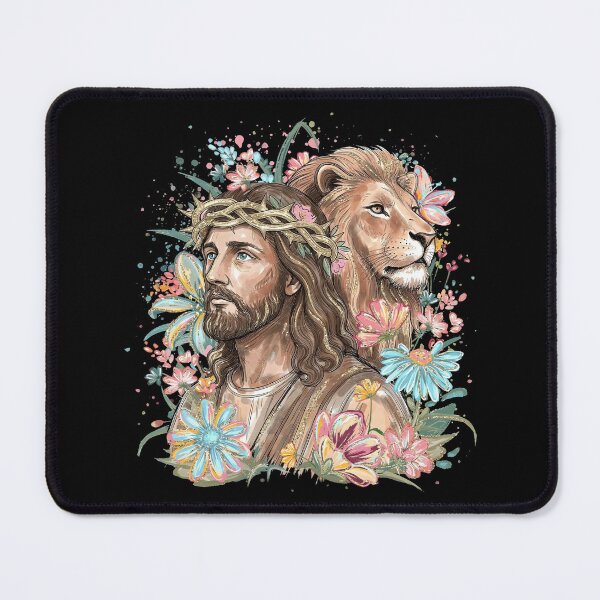 Item preview, Brushstroke Lion of Judah ,Jesus Floral Faith, Bible Verse Christian designed and sold by BachulAlam.