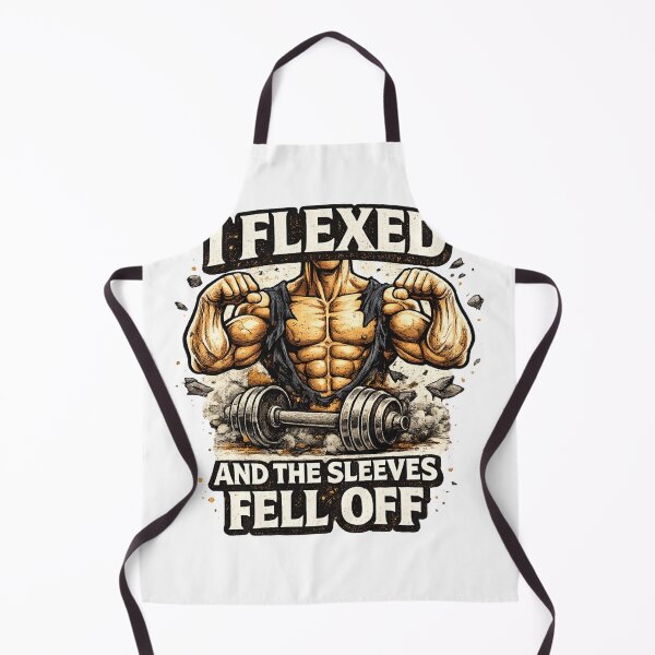 Item preview, I Flexed And The Sleeves Fell Off Funny Gym  | Bodybuilding Workout Humor designed and sold by maneprint.
