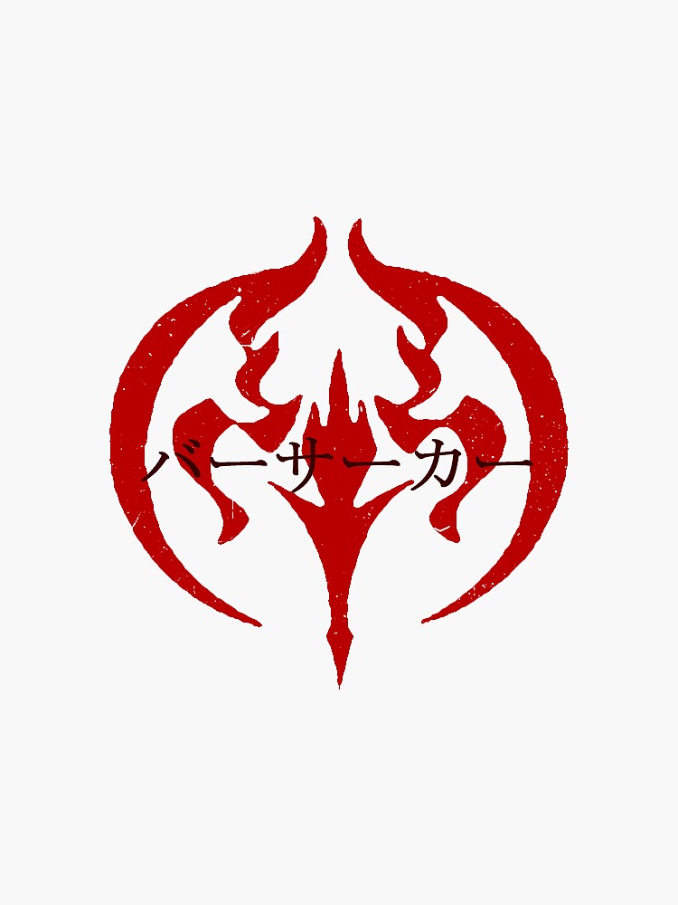 Pegatina «Fate / Apocrypha Berserker of Red Command Seal» de ...