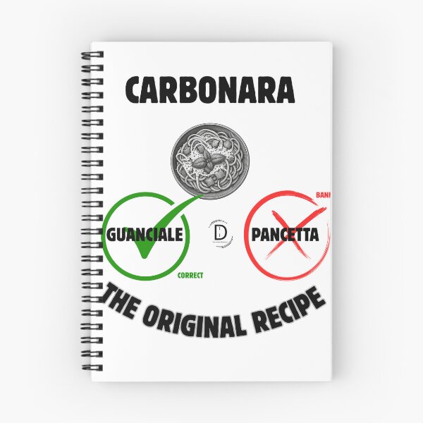 Item preview, Funny Italian Food Rules: Authentic Carbonara Recipe Dilemma (Guanciale vs Pancetta) designed and sold by TheItaliandilemma.