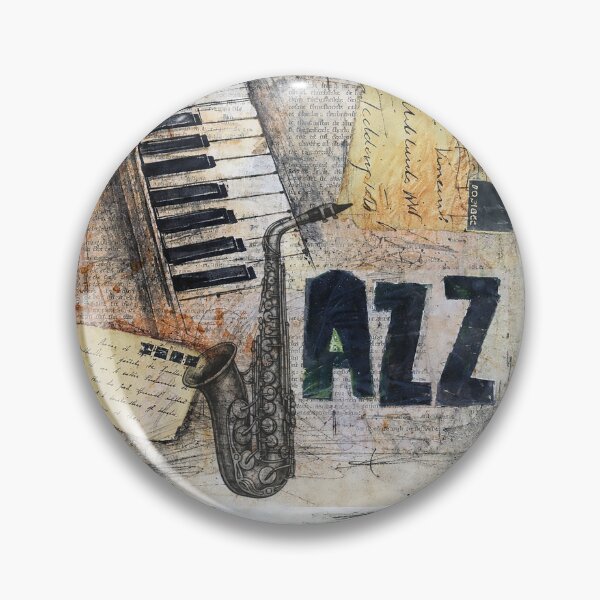 Item preview, Vintage Jazz Piano & Saxophone Art Print – Retro Music Wall Decor, Jazz Lover Gift, Musician Illustration designed and sold by art2print.