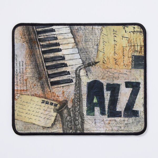 Item preview, Vintage Jazz Piano & Saxophone Art Print – Retro Music Wall Decor, Jazz Lover Gift, Musician Illustration designed and sold by art2print.
