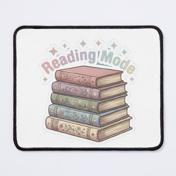 Item preview, Reading Mode Book Lover Sticker designed and sold by CutePlix.