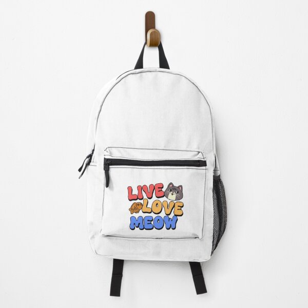 Item preview, Live Love Meow Retro Cat Typography designed and sold by cbarilnb.