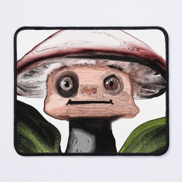 Item preview, Poker Faced Mushroom Creature with Black Eye designed and sold by GooGoblin.