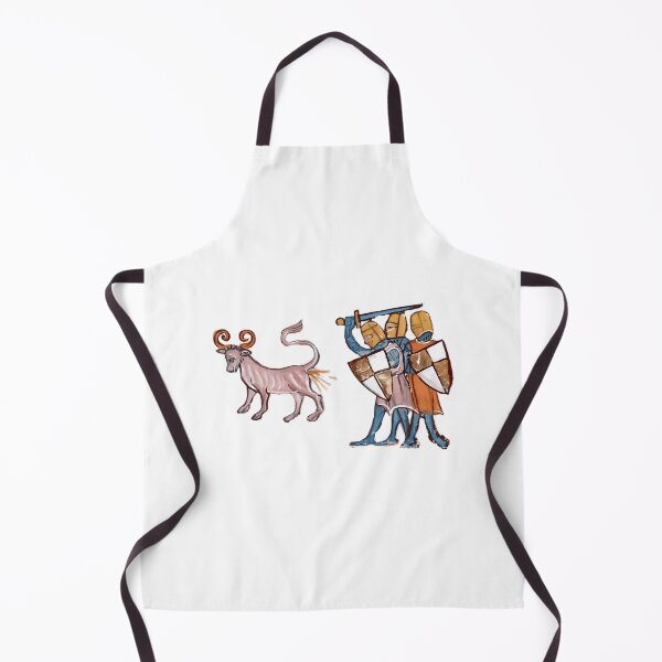 Item preview, Bizarre Medieval Marginalia Bonacon Beast designed and sold by tbswtkawwz11.