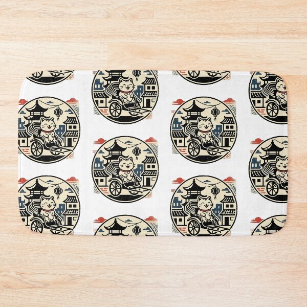 Item preview, 4k Cute Kawaii Cat, Shanghai City Art designed and sold by ABArtByAlexST.