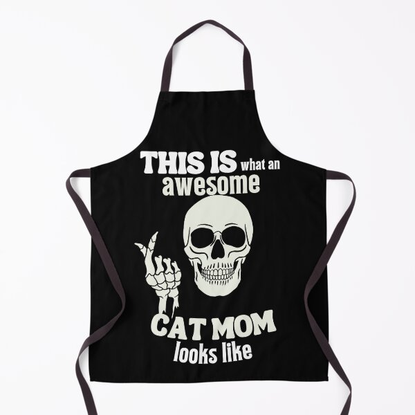 Item preview, This is what an awesome cat mom looks like Classic Funny T-Shirt designed and sold by OldSkullDesigns.