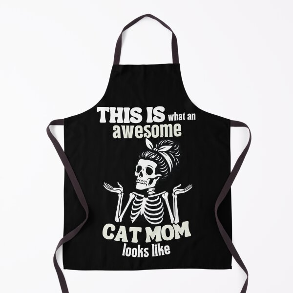 Item preview, This is what an awesome cat mom looks like Classic Funny T-Shirt designed and sold by OldSkullDesigns.