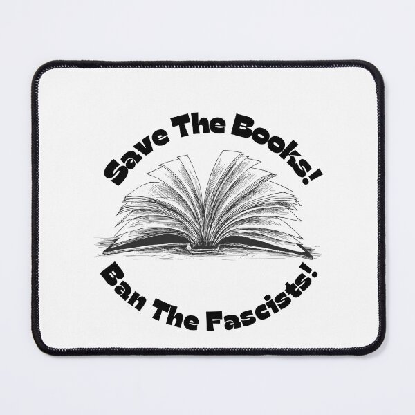 Item preview, Save The Books -Ban The Fascists designed and sold by BHDigitalArt.