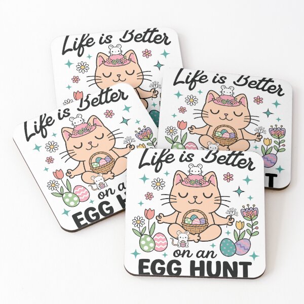 Item preview, Cute Easter Cat Egg Hunt Kids designed and sold by amortalis.