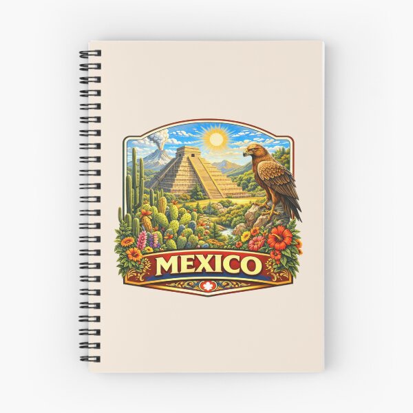 Item preview, Mexico - Chichén Itza Pyramid and Eagle designed and sold by Myra365Art.
