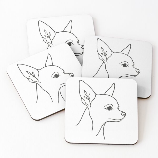 Item preview, Chihuahua Heritage - Minimalist Fine Line Art designed and sold by tineldesign.