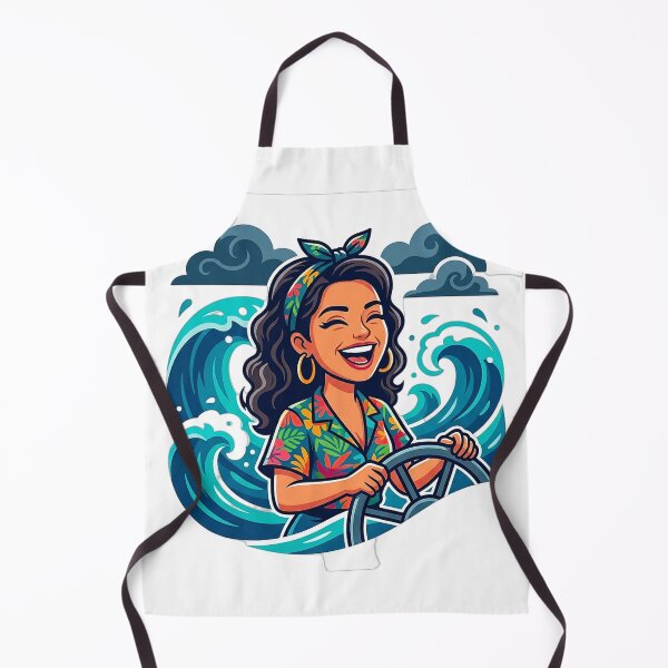Item preview, HQ Dynamic Latina Caricature, Stormy Seas designed and sold by ABArtByAlexST.