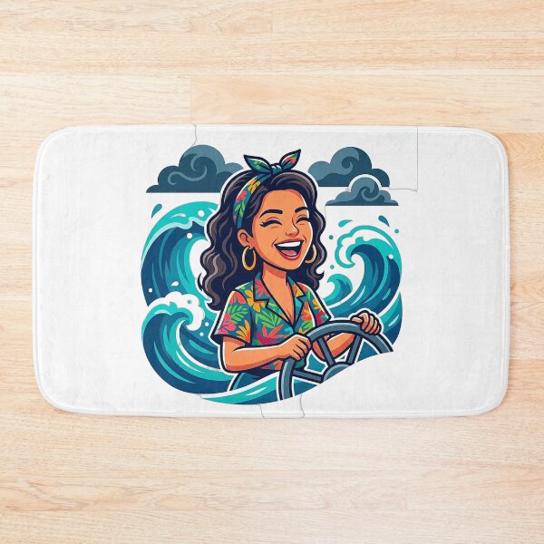 Item preview, HQ Dynamic Latina Caricature, Stormy Seas designed and sold by ABArtByAlexST.