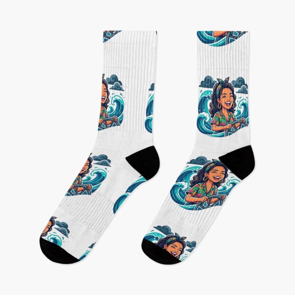 Item preview, HQ Dynamic Latina Caricature, Stormy Seas designed and sold by ABArtByAlexST.