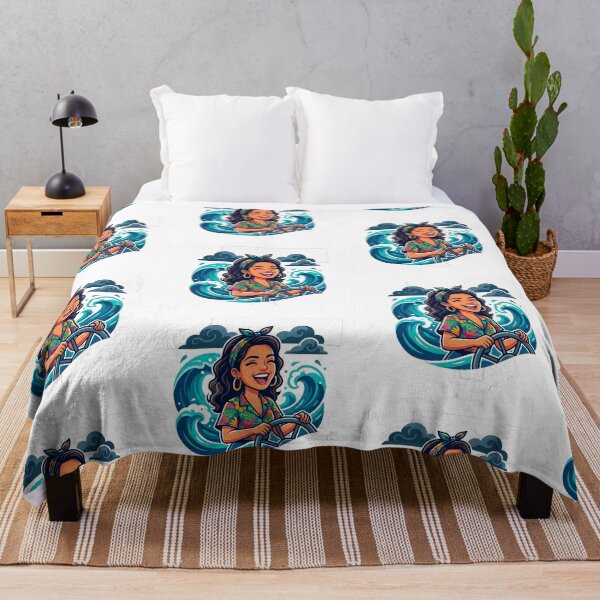 Item preview, HQ Dynamic Latina Caricature, Stormy Seas designed and sold by ABArtByAlexST.