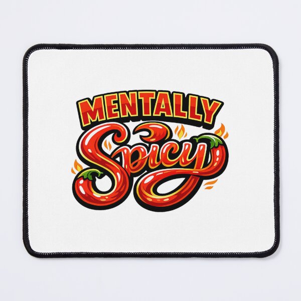 Item preview, Mentally Spicy Red Chilli designed and sold by KrisGraphic45.