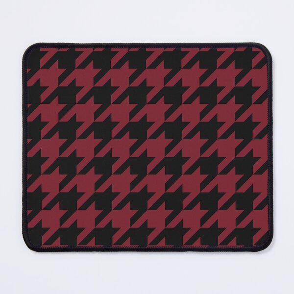 Item preview, Black And Red Houndstooth Pattern designed and sold by pattern-archive.