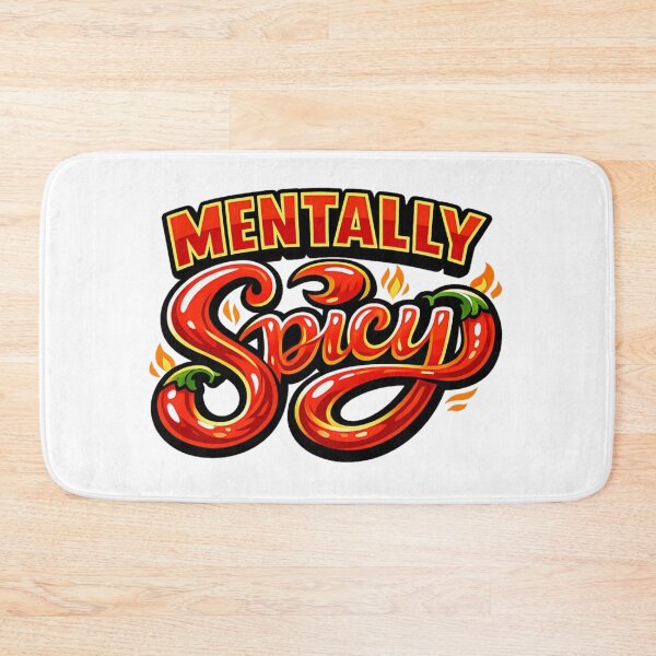 Item preview, Mentally Spicy Red Chilli designed and sold by KrisGraphic45.