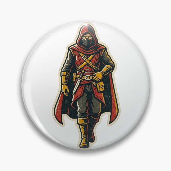 Item preview, FHD Retro Plain Assassin Art Print designed and sold by ABArtByAlexST.