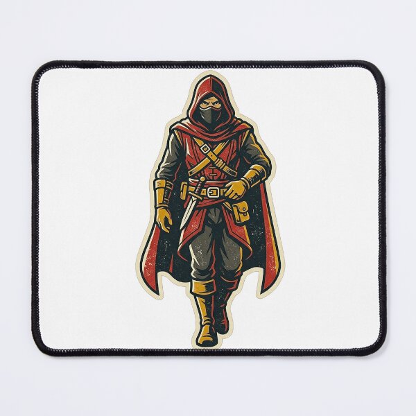Item preview, FHD Retro Plain Assassin Art Print designed and sold by ABArtByAlexST.