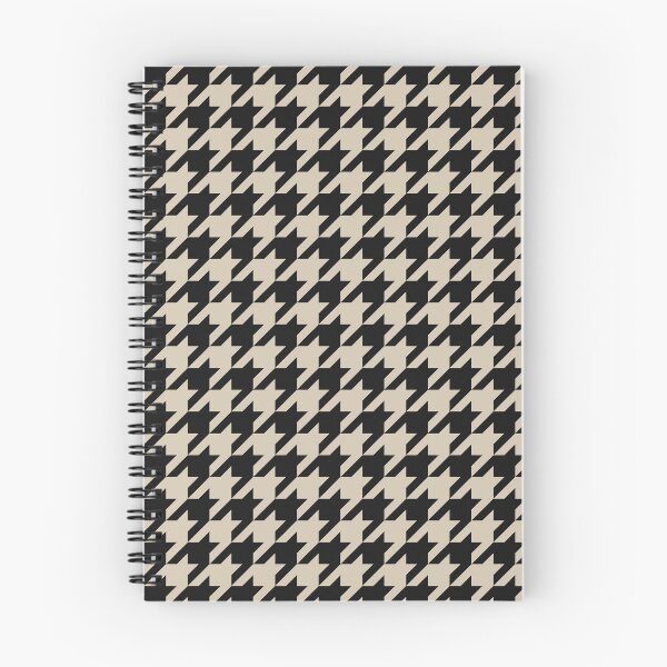 Item preview, Black And Sand Houndstooth Pattern designed and sold by pattern-archive.